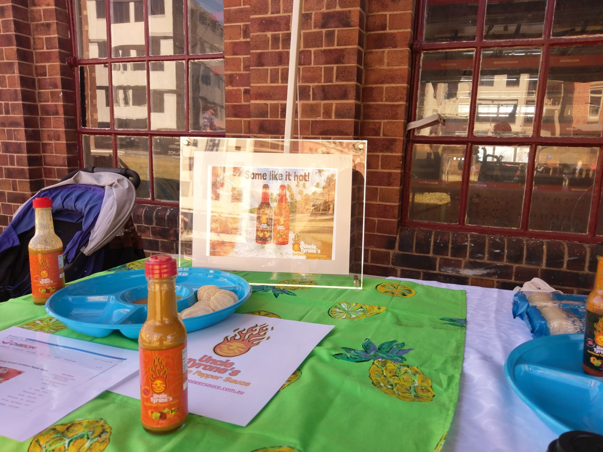 Uncle Tyrone's Caribbean Pepper Sauce market display 5